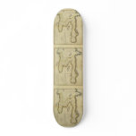 1814 Haiti Map by Mathew Carey skateboards