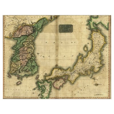 1815 Map of Korea and Japan by ZephyrusBooks