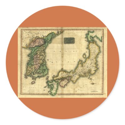 1815 Map of Korea and Japan by ZephyrusBooks