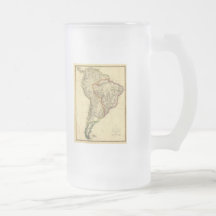 1817 Map of South America Mugs