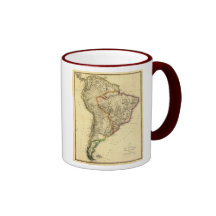1817 Map of South America Mugs