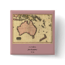 1818 Australasia  Map - Australia, New Zealand