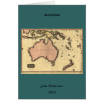 1818 Australasia  Map - Australia, New Zealand