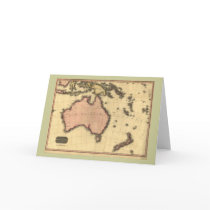 1818 Australasia  Map - Australia, New Zealand