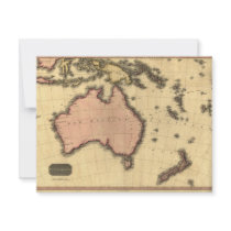 1818 Australasia  Map - Australia, New Zealand