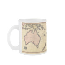 1818 Australasia  Map - Australia, New Zealand Mugs