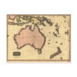 1818 Australasia  Map - Australia, New Zealand