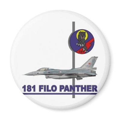 181 FILO Panther F-16 Falcon Refrigerator Magnet by peter_pan03