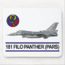 181 FILO Panther F-16 Falcon Mousepad