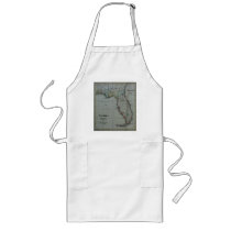 1823 Florida Map Apron