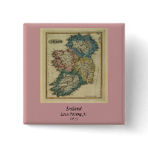 1823 Ireland map by Lucas Fielding Jr