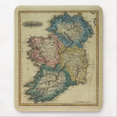 1823 Ireland map by Lucas Fielding Jr by ZephyrusBooks