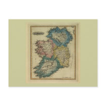1823 Ireland map by Lucas Fielding Jr