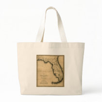 1823 Map of Florida Tote Bag