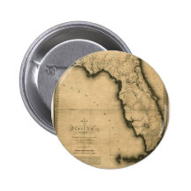 1823 Map of Florida Button