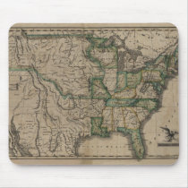 1823 US Map Mousepads