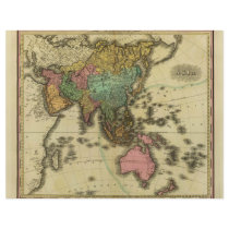 1825 Map of Asia by Henry Tanner