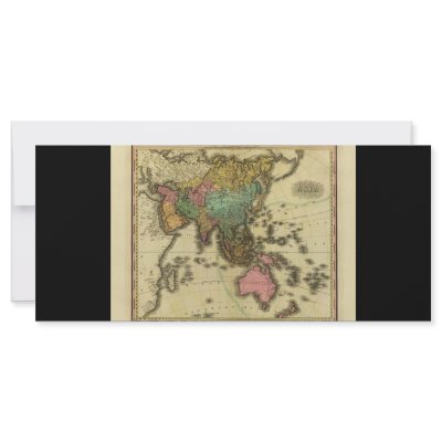 1825 Map of Asia by Henry Tanner by ZephyrusBooks