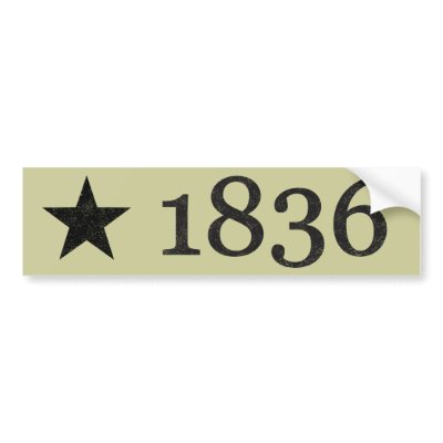 1836 BUMPER STICKER by guardart