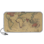 1850’s Map of British Empire Throughout the World Travel Speaker