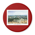 1852 Colour Lithograph - View of Washington Refrigerator Magnets