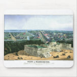 1852 Colour Lithograph - View of Washington mousepads