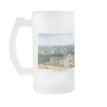 1852 Colour Lithograph - View of Washington Mug