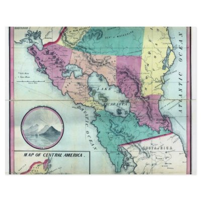 1856 Government Map of Nicaragua by A.H. Jocelyn by ZephyrusBooks