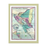 1856 Government Map of Nicaragua by A.H. Jocelyn