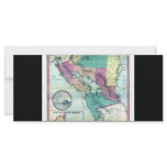 1856 Government Map of Nicaragua by A.H. Jocelyn Rack Card Design