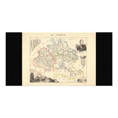 1858 Map of Ariege Department, France by ZephyrusBooks