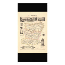 1858 Map of Mayenne Department, France