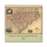 1861 North Carolina and South Carolina Map