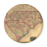 1861 North Carolina and South Carolina Map