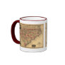 1861 North Carolina and South Carolina Map Mug