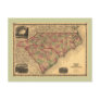 1861 North Carolina and South Carolina Map