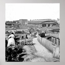 1864 Railroad Depot Atlanta Print