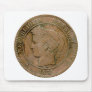 1871 French 10 Centime mousepad