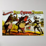 1871 Vintage Chewing Tobacco Ad Print