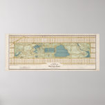 1875 Map of Central Park posters