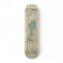 1875 Map of Central Park Poster Skate Decks