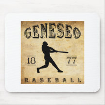 1877 Geneseo New York Baseball Mouse Pad