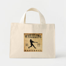 1877 Wheeling West Virginia Baseball Bag