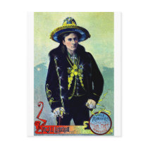 1880 Medicine Show Poster Post Card