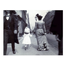 1880 Mother + Daughter in Boston Post Cards