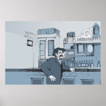 1880's Bar scene - left Poster