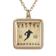 1882 Easton Pennsylvania Football Personalized Necklace