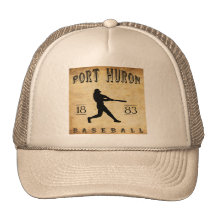 1883 Port Huron Michigan Baseball Hats