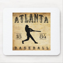 1884 Atlanta Georgia Baseball Mousepad