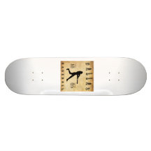 1884 Dallas Texas Baseball Custom Skate Board